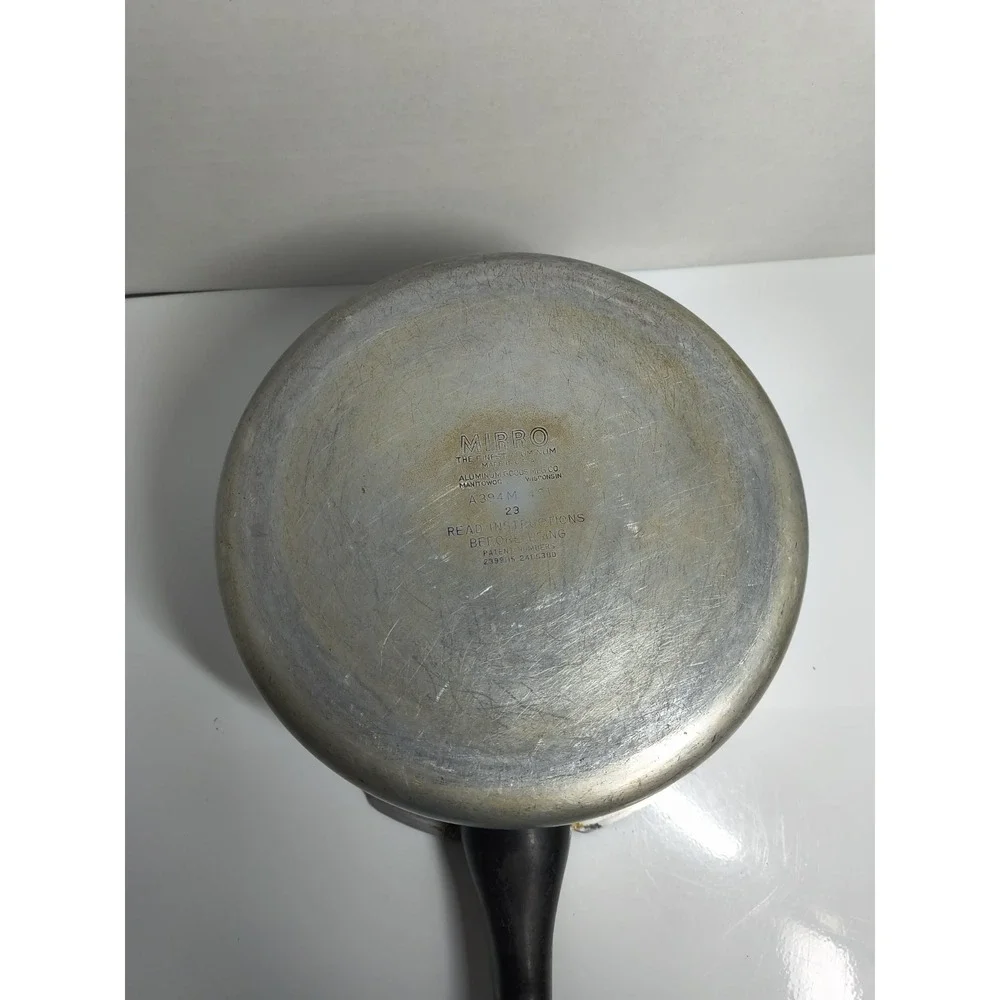 Vintage Mirro-Matic 4Qt Aluminum‎ Stovetop Pressure Cooker USA W Weights, Insert